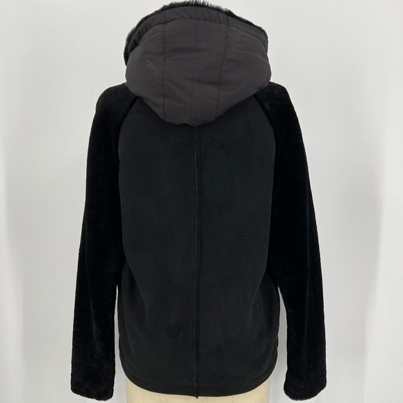 Theory Shearling and down hooded jacket - Picture 2 of 4
